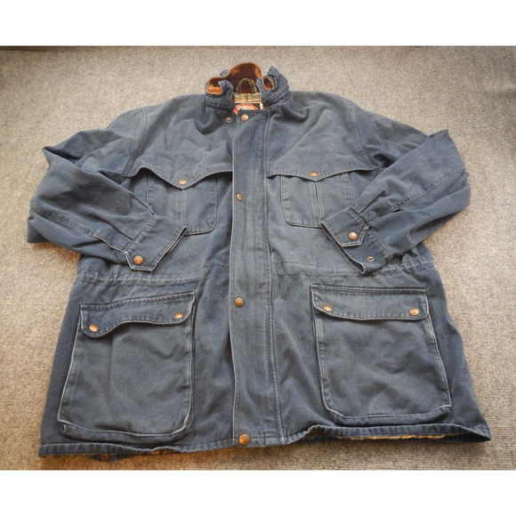 Australian Outback Other - The Australian Outback Collection Duster Jacket Trench Coat Mens Sz Large Blue